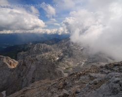 Východný pohľad z Triglavu 2864m.n.m