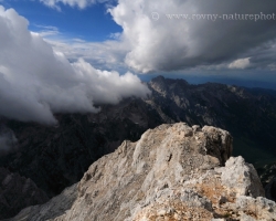 Clouds to the west of Triglav