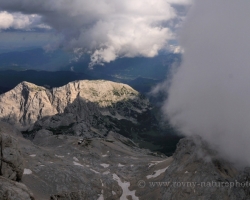 Východný pohľad z Triglavu 2864m.n.m